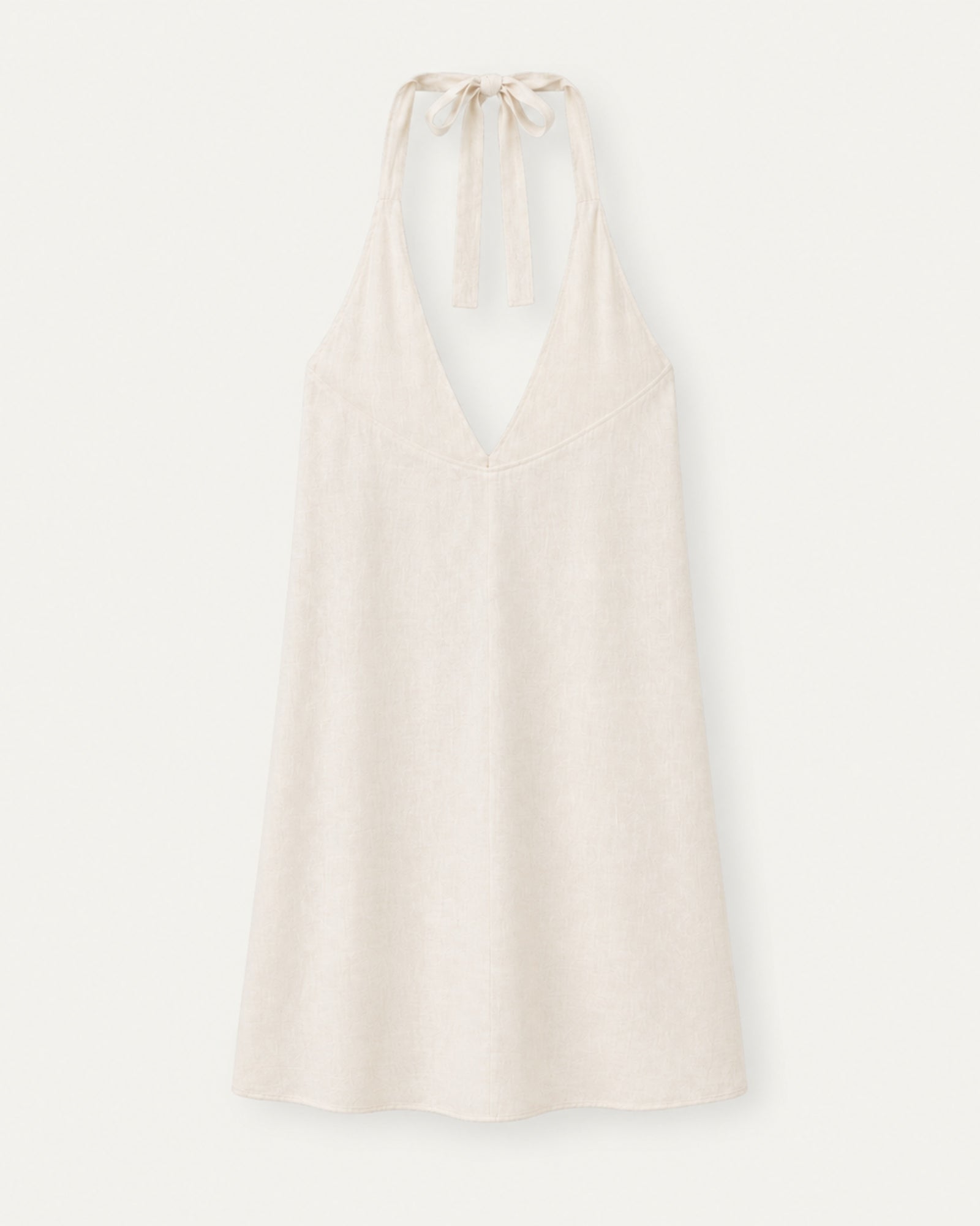 Vestito halter in lino