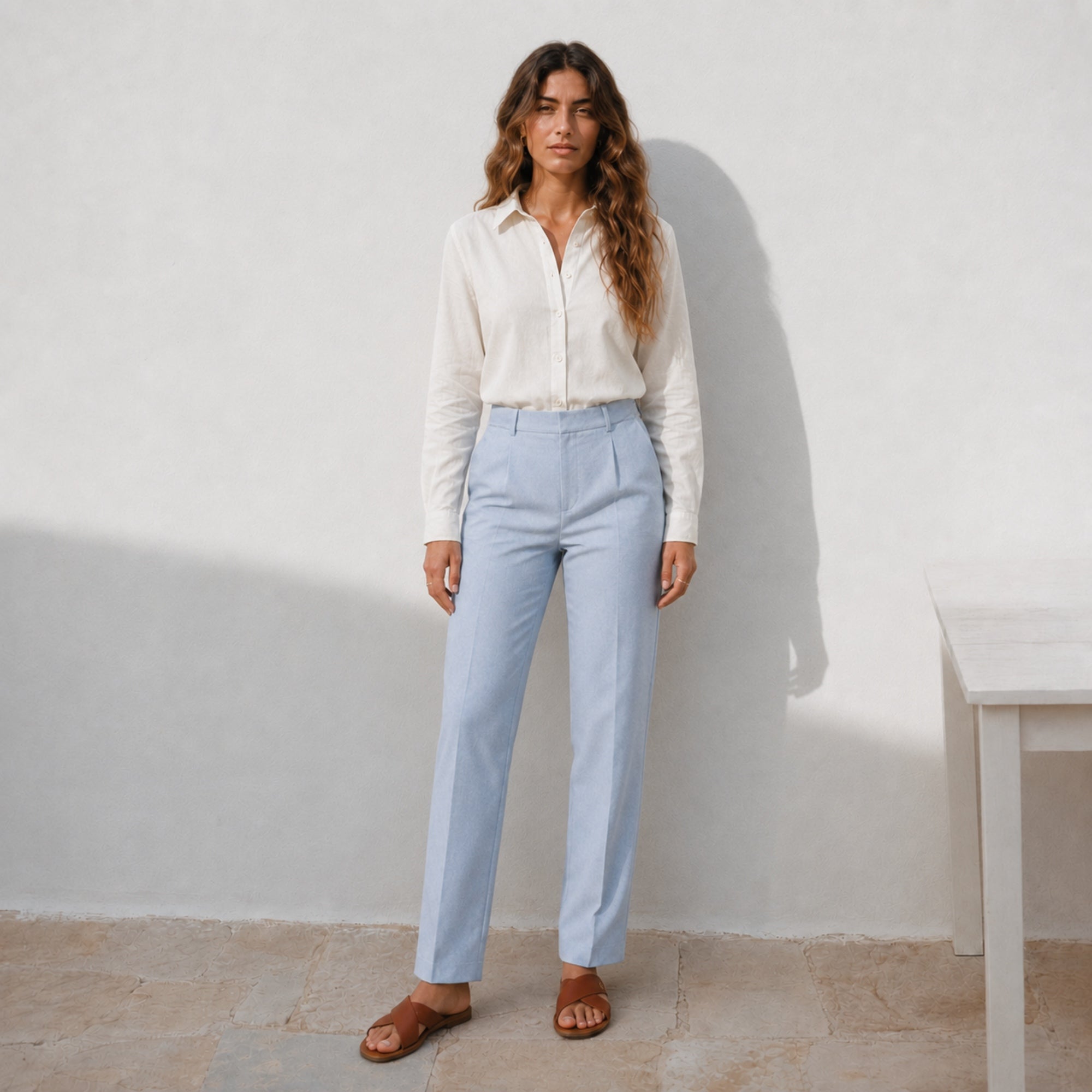 Pantalon Straight Leg