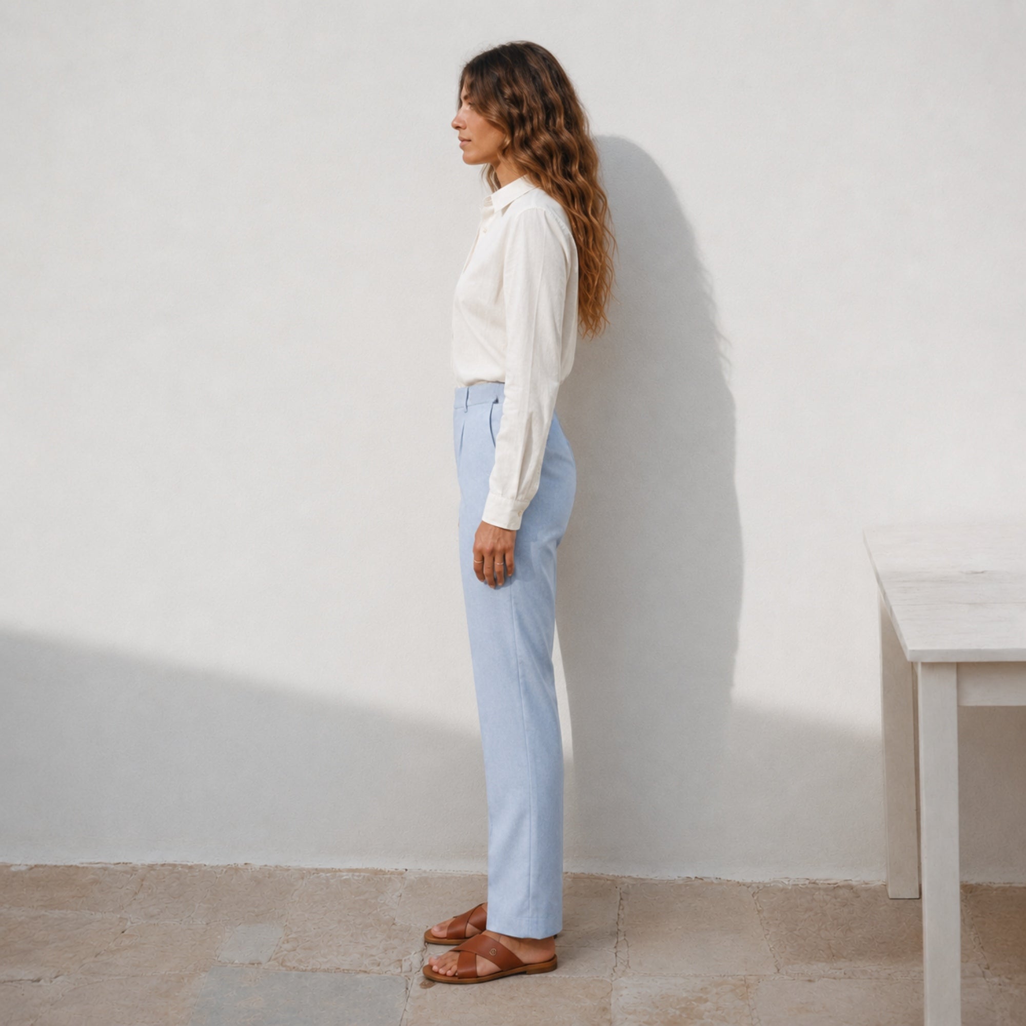 Pantalon Straight Leg