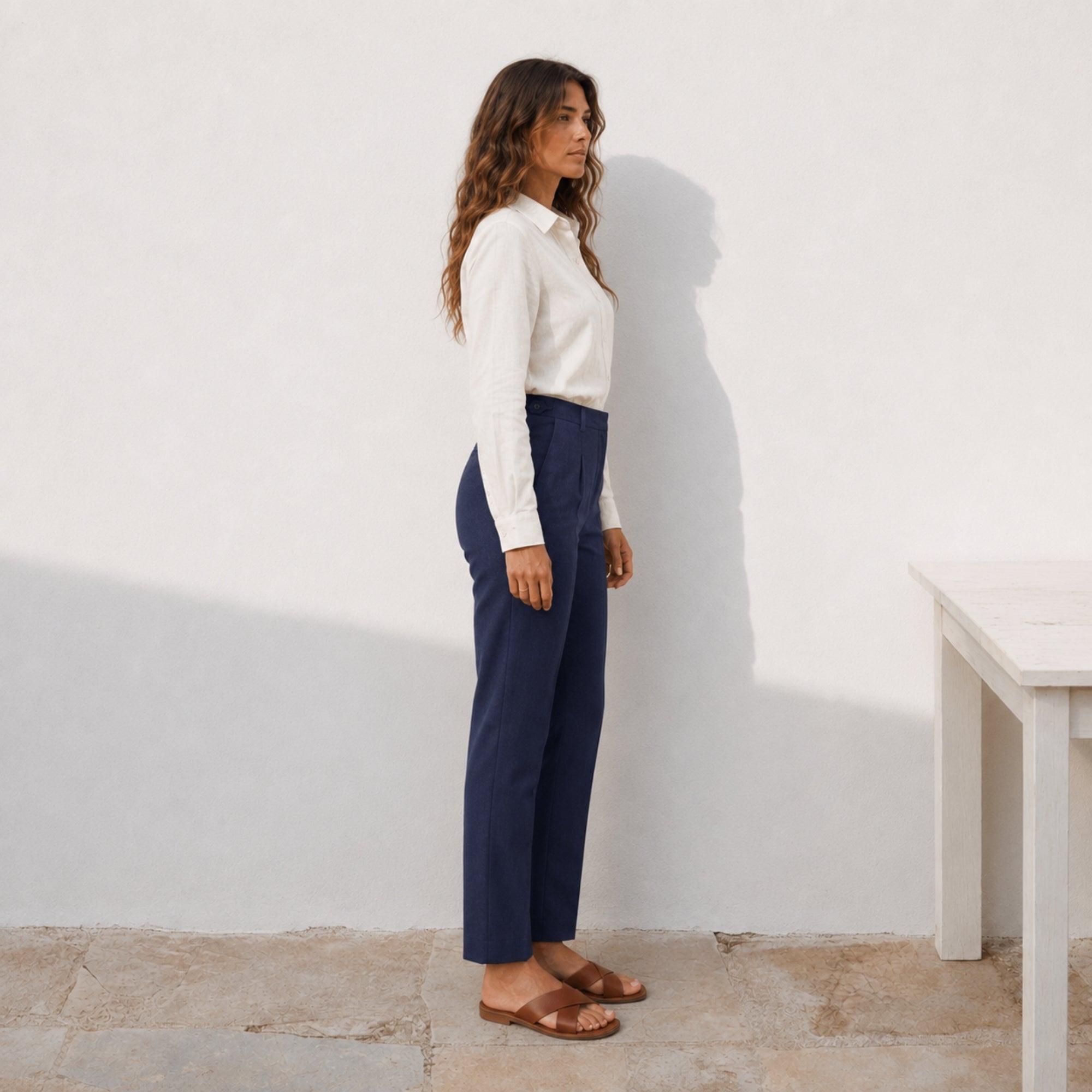 Pantalon Straight Leg